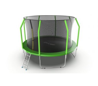 Батут с внутренней сеткой EVO JUMP Cosmo 12ft (Green) - фото 2